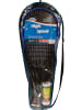 New Sports Speedbadminton Set in Tasche mit 2 Aluminium Schlägern und 3 Bälle - ab 5 J.