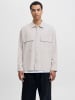 Jack & Jones Overshirt in Silver Lining