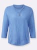 WITT WEIDEN 3/4 Arm-Pullover in himmelblau
