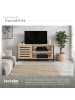 tectake TV-Board Galway 110 x 41,5 x 50,5 cm, Industrial Holz hell, Eiche Sonoma