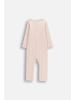 Coccodrillo Baumwollstrampler mit langen Ärmeln in gedämpftes Rosa