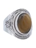 mantraroma 925er Silber - Ringe mit Tigerauge