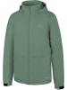 Normani Outdoor Sports Kinder Regenjacke mit Fleecefutter in Dunkelgrün