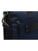 The Chesterfield Brand C40.4000 Leather Laptop Bag Nylon Wax Pull Up Narvik Navy