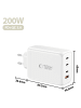Tech Protect Tech Protect NC200W GaN 4 Port 200W WandLadegerät