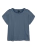 Vero Moda Trendiges Sommer Shirt mit Spitze Rundhals in Blau-2
