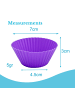 Intirilife Silikon Muffinformen Cupcakeformen in 12 Stück