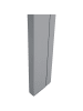 Beliani Gartentisch CATANIA in Schwarz/Silber - (W) 91 x (H) 71 x (L) 160 cm