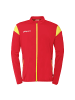uhlsport  Trainingsjacke Squad 27 Classic Kids in rot/limonengelb
