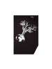 Life-Tree Rundhals T-Shirt für Damen in schwarz in schwarz