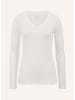 Hessnatur Pointelle Henley Schlafshirt in naturweiss