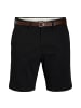 Jack and Jones Adam Belted Chino Shorts in Schwarz