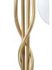 Mauro Ferretti Goldene Stehlampe aus Metall mit 4 Glaskugeln, Ø 54 x 176 cm