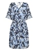 Kaffe Kleid KAelina Regular fit in Blue Flower Print