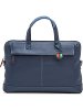 MYWALIT Aktentasche Leder 40 cm Laptopfach royal