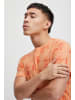 BLEND Meliertes T-Shirt mit Palmen Print TEE in Orange