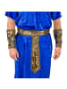 tectake Pharao/Ägyptischer Herrscher, Gürtel mit Klettverschl. und Zierbordüre