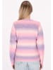 myMo Damen Sweater in Pink Mehrfarbig