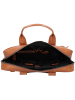 Plevier Rock Aktentasche RFID Schutz Leder 43 cm Laptopfach cognac