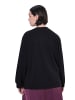 Ulla Popken Sweatshirt in schwarz