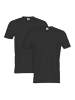 Lerros Doppelpack T-Shirt in Schwarz