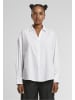 Urban Classics Urban Classics Ladies Oversized Cotton Blouse in white