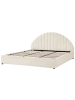 Beliani Doppelbett CHADENET in Weiß - (W) 191 x (H) 102 x (L) 215 cm