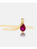 Diamant L'éternel Halskette aus 585 Gelbgold mit Rubin
