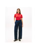 Tommy Hilfiger T-Shirt in fine stp fireworks - bonita pink
