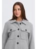 b. young Jacke BYBONDY Loose fit in Mid Grey Melange