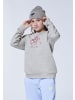 Polo Sylt Sweatshirt im floralem Logo-Design in Grau