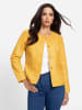 Heine Leder-Jacke in sonnengelb