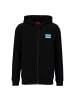 HUGO Sweatjacke in Schwarz (Black)