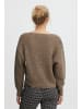 b.young V-Ausschnitt-Pullover BYOMIRA VNECK JUMPER - 20811879 in braun