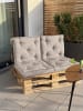 Aspero 2 Stuhlkissen 58x58 cm Cartagena in Beige