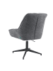 DUBI Möbel 2er-Set: Bürostuhl Mika-Yara in Grau - (B)60 x (H)85 x  (T)68 cm