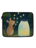 Mr. & Mrs. Panda Notebook Tasche Maus Sterne Design ohne Spruch in Weiß
