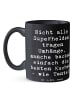 Mr. & Mrs. Panda Becher Spruch Super Tante mit Spruch in Schwarz