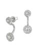 SilberDream Ohrringe 925 Sterling Silber Ear Cuff Blume Ohrstecker