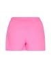 Swirly Plus Size Shorts in Rose Red