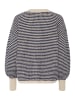 Kaffe Strickpullover KAellery Loose fit in Feather Gray/ Blue Structure