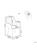 Beliani 2er-Set Esszimmerstuhl WELLSTON in Beige/Schwarz