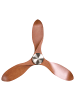 Beliani Ventilator ROSEAU in Braun/Schwarz - (W) 144 x (H) 50 x (L) 144 cm