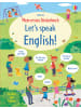 Usborn Buch - Mein erstes Stickerbuch: Let's speak English!
