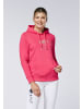 Polo Sylt Kapuzensweatshirt im sportlichen Glitzer-Design in Pink