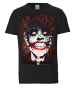 Logoshirt T-Shirt Batman - Joker Bats Graffiti in schwarz