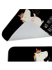 Mr. & Mrs. Panda Badematte Einhorn Näherin mit Spruch in Schwarz