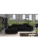 MF Design Ricky Recamiere Links in Schwarz -  (L) 205 x (B) 281 x (H) 88 cm