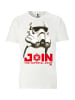 Logoshirt T-Shirt Stormtrooper - Join The Imperial Army in altweiss