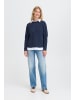 Oxmo Strickpullover OXFSANVI PU 1 in Blau